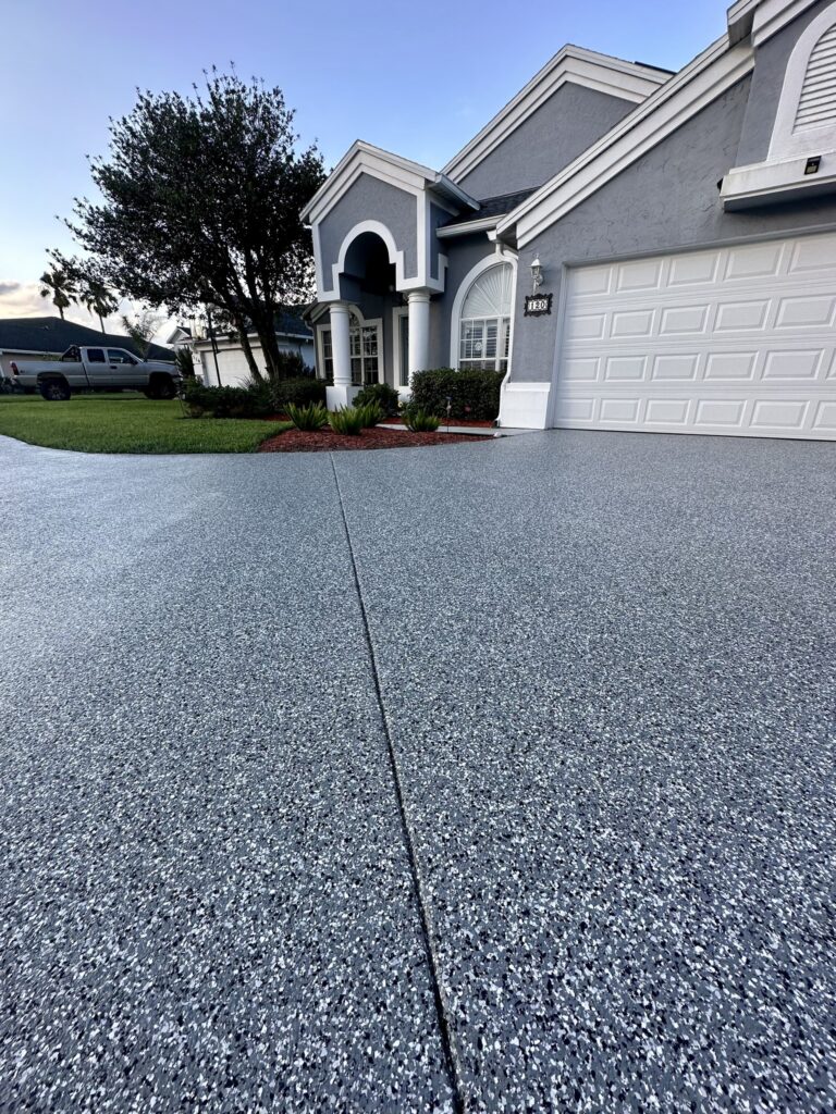 concrete driveway coating