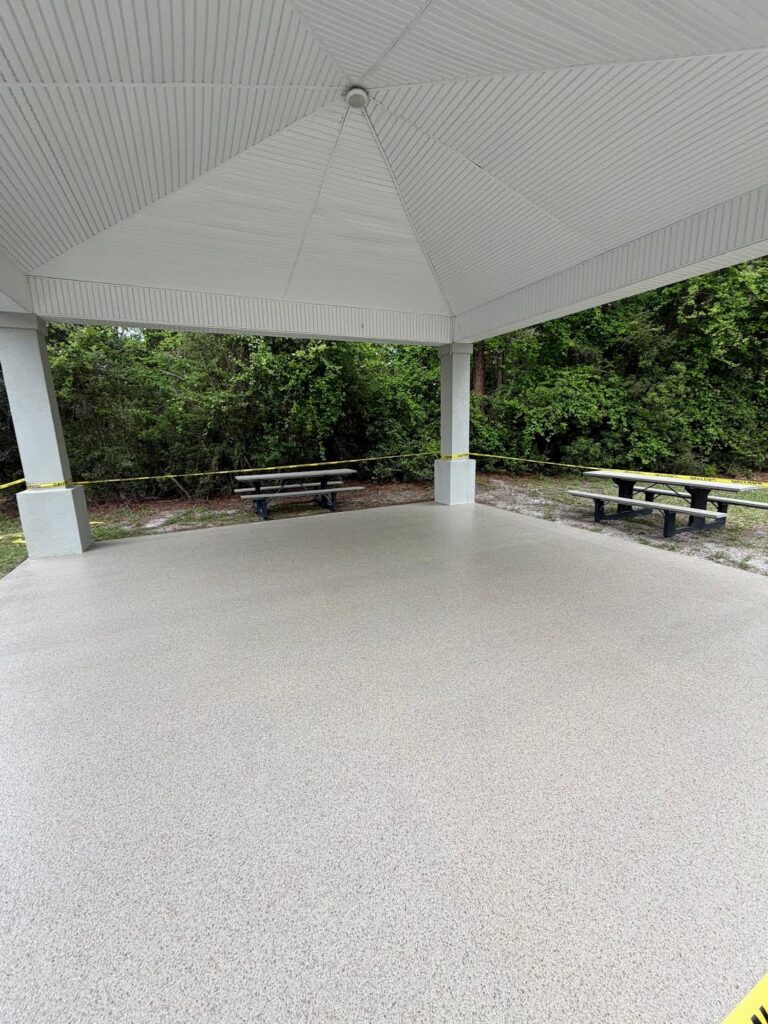 outdoor concrete coating