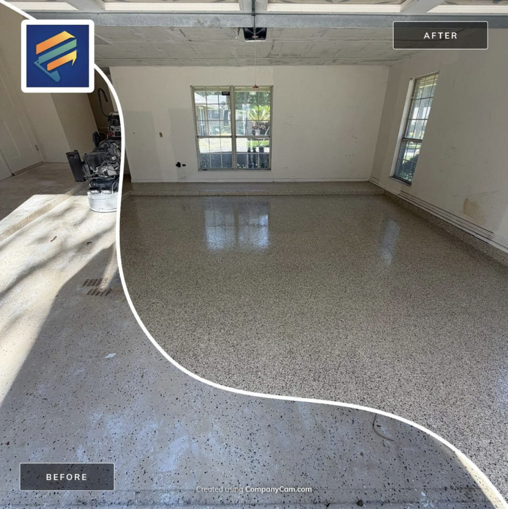 professional concrete coating installation
